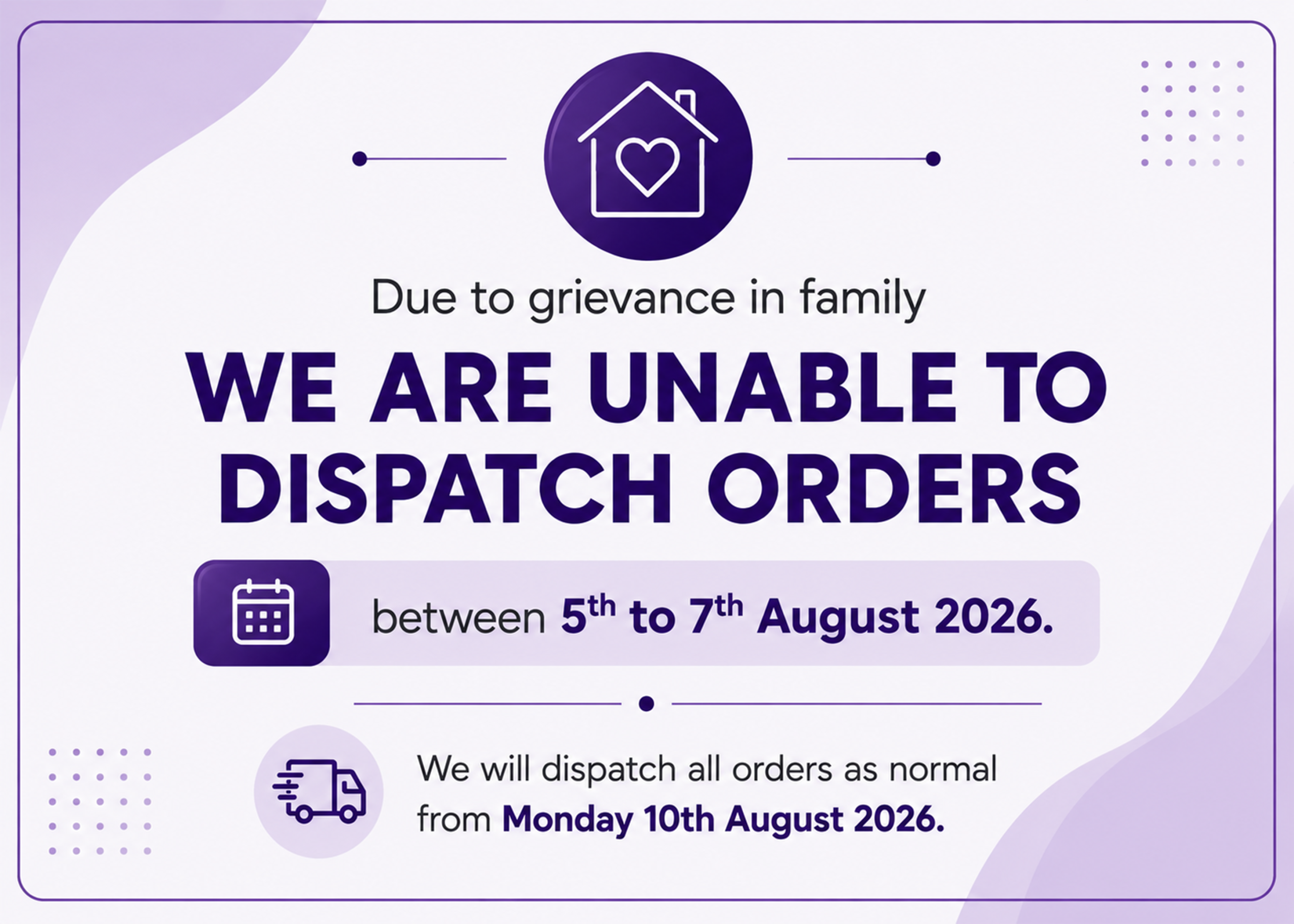 Order Notice Image